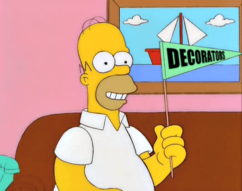 Homer decorators pennant image